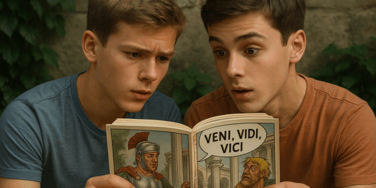 Latein durch Comics lernen – berühmte Sprüche spielerisch verstehen